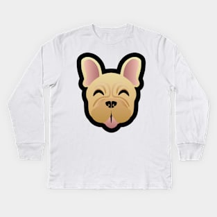 Fawn French Bulldog Kids Long Sleeve T-Shirt